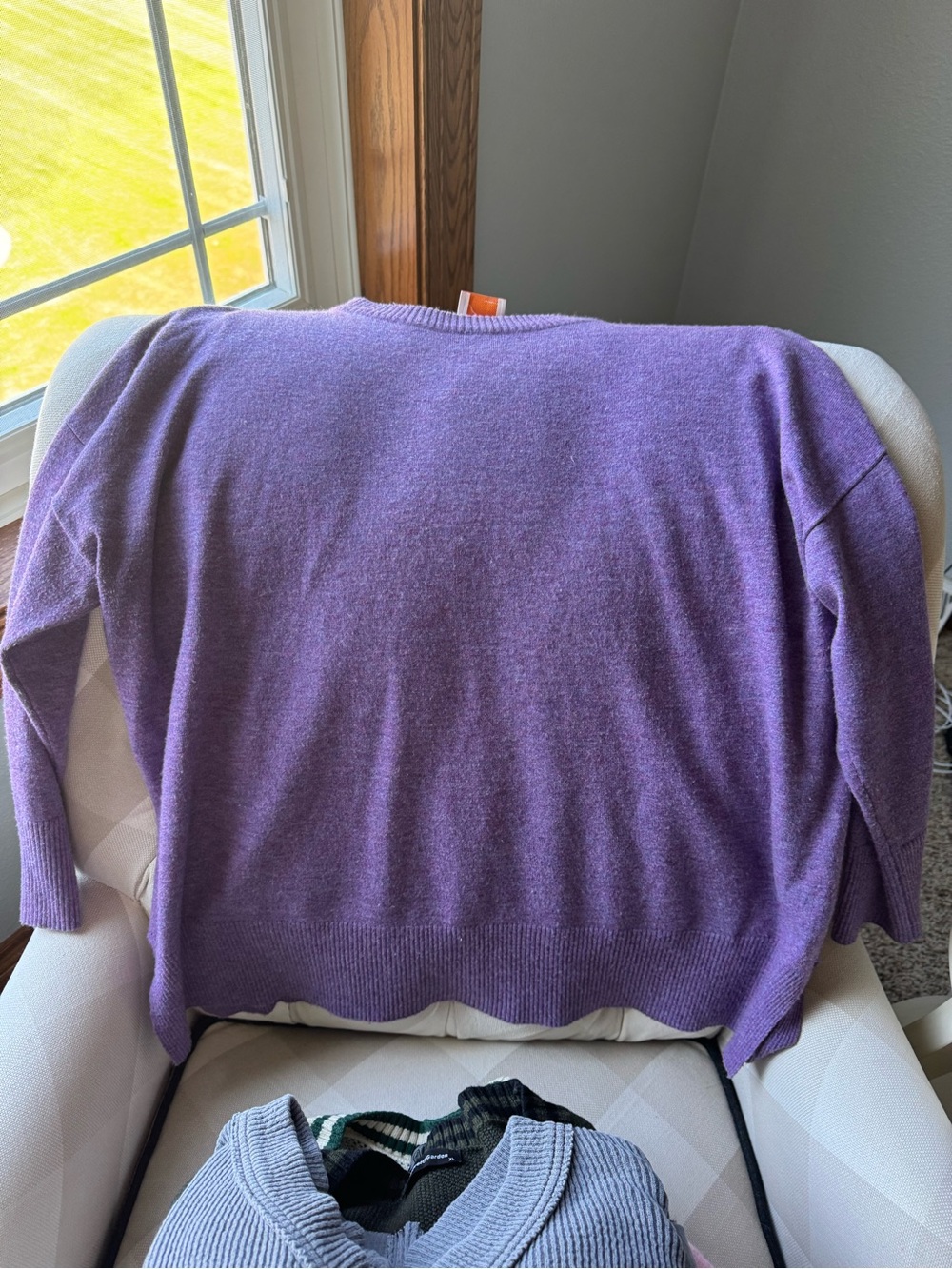 Kerisma Lavender Scoopneck Cashmere-Blend Sweater